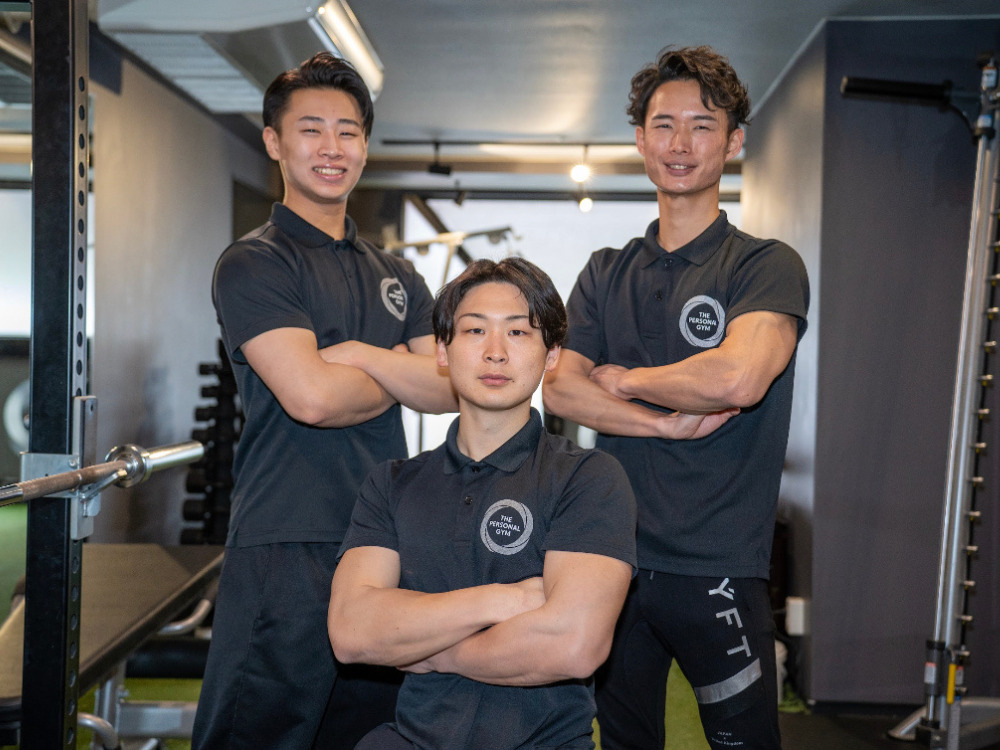 THE PERSONAL GYM錦糸町店のトレーナー陣3人の写真になります。 ここからは本日のまとめです。