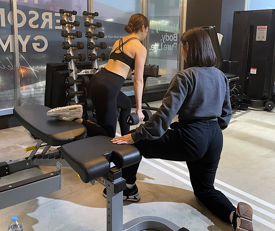 トレーナーさんが親身になってトレーニング指導をしてくれます！