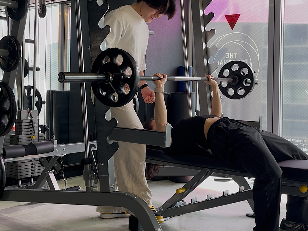 筋トレ中の画像