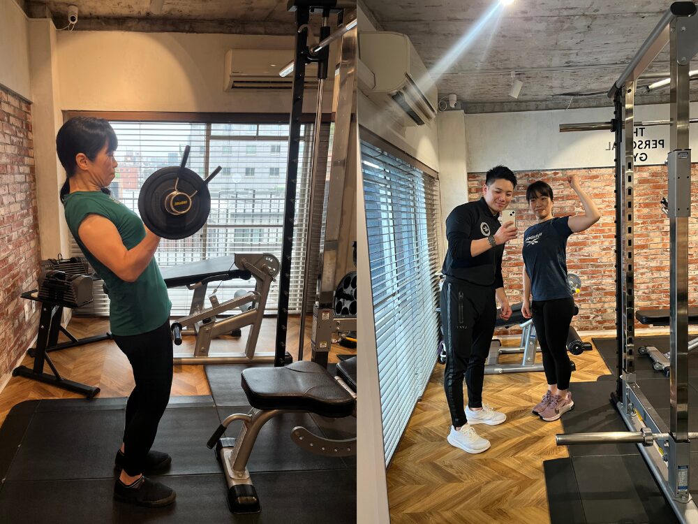 お客様のトレーニング風景