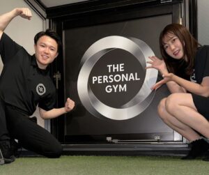 野崎さんとトレーナーの写真