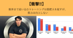 THE PERSONAL GYM梅田店 盛山が教える！限界まで追い込むトレーニングは筋肥大を促すが、筋力は向上しない可能性がある