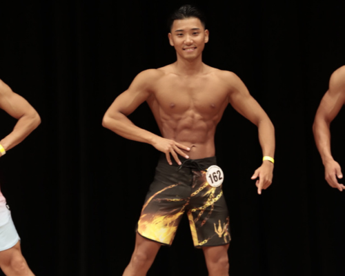 牧野トレーナーの大会時の写真