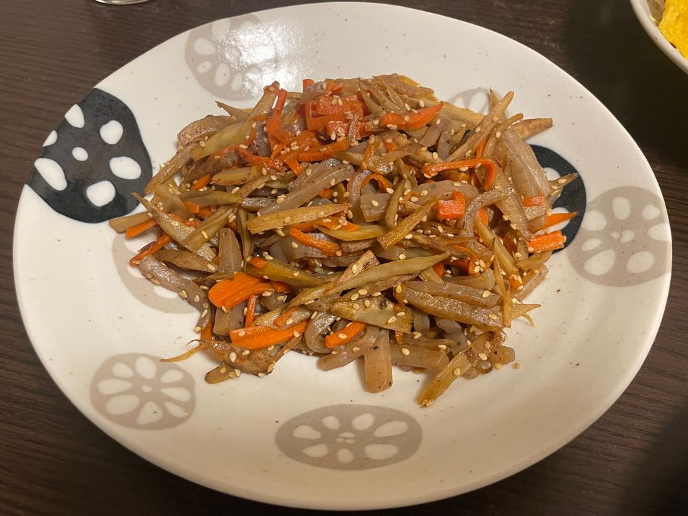 こんにゃく入りきんぴらごぼう
