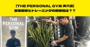 THE PERSONAL GYM (ザパーソナルジム)天六店トレーナー外間が解説！観葉植物とトレーニングの関係性！