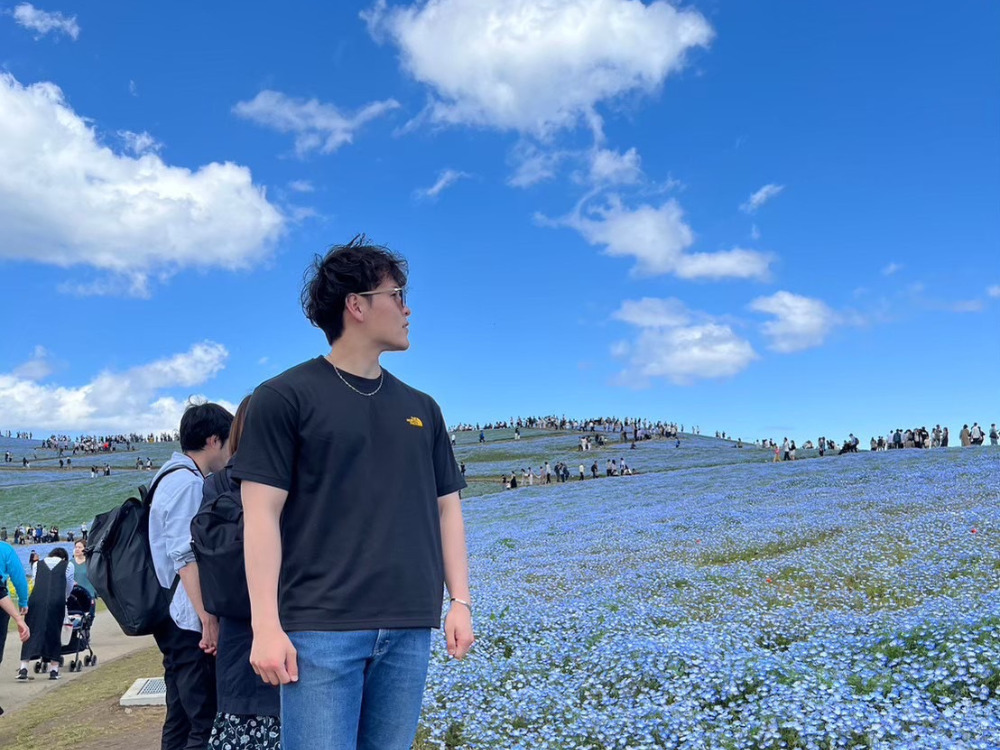 ネモフィラを見に行った時の写真