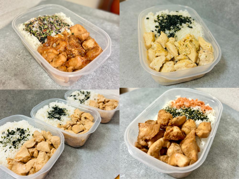 実際に食べている食事の写真