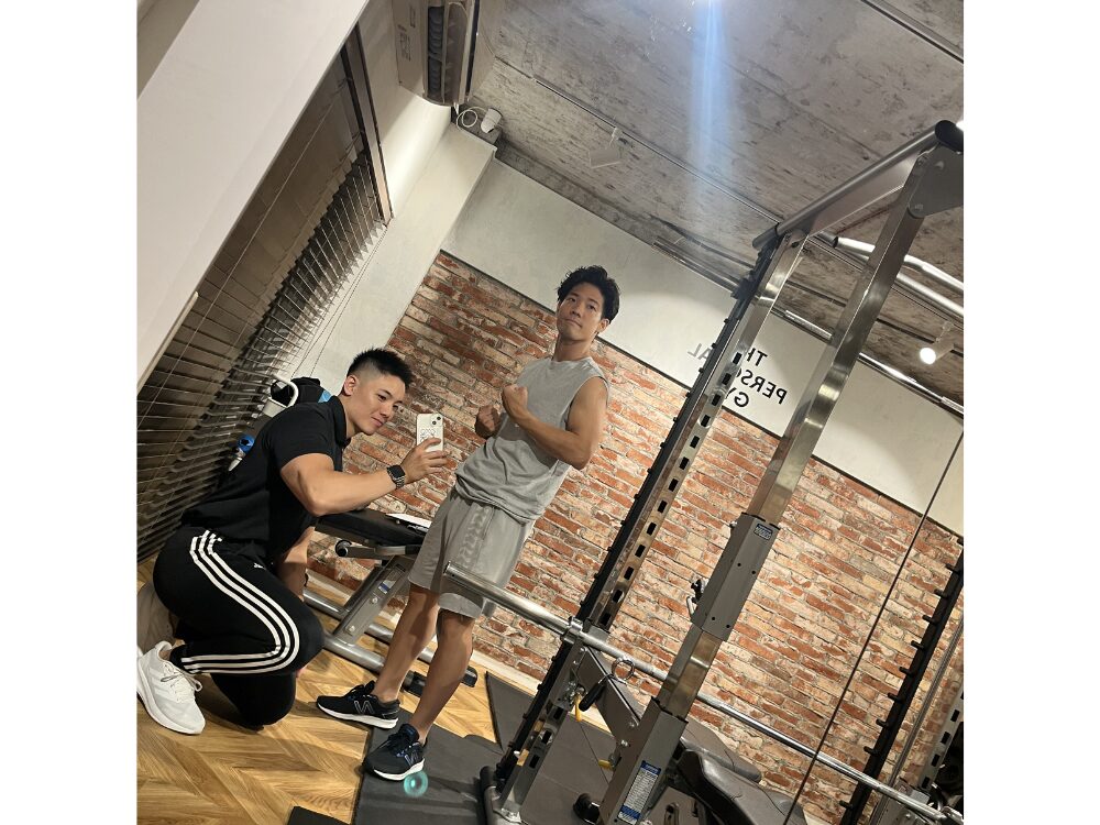 お客様とトレーナー