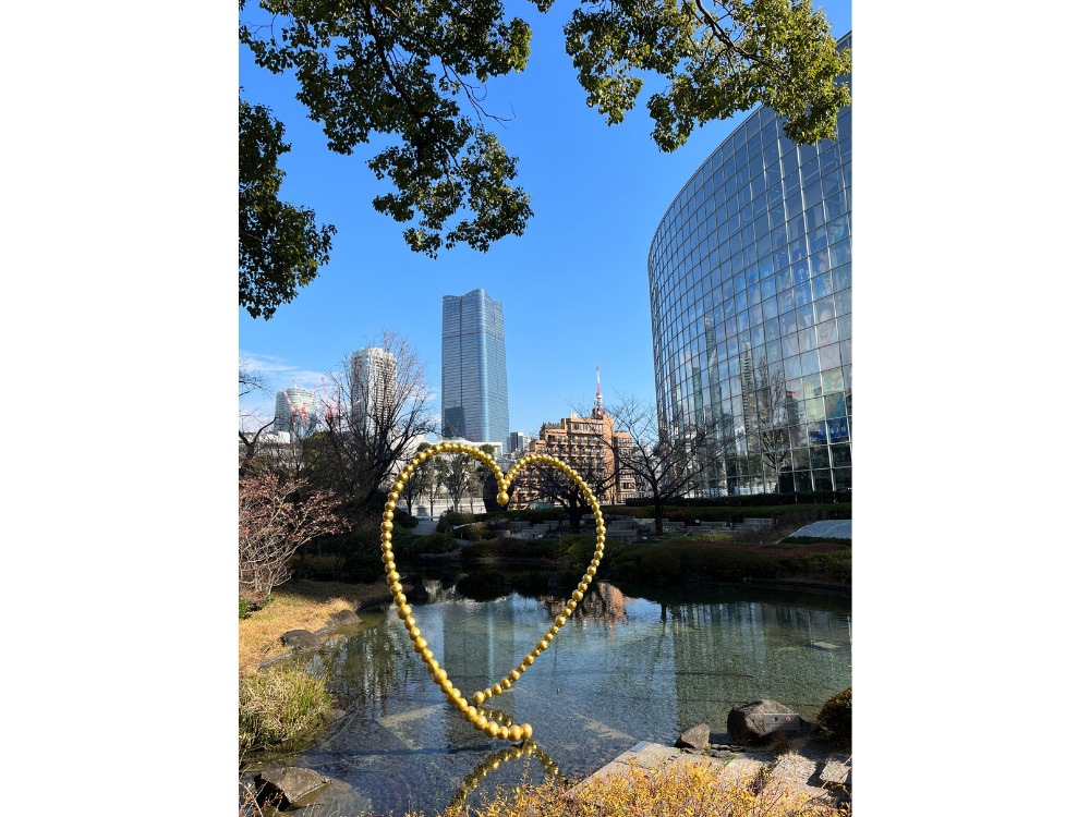六本木の庭園の風景