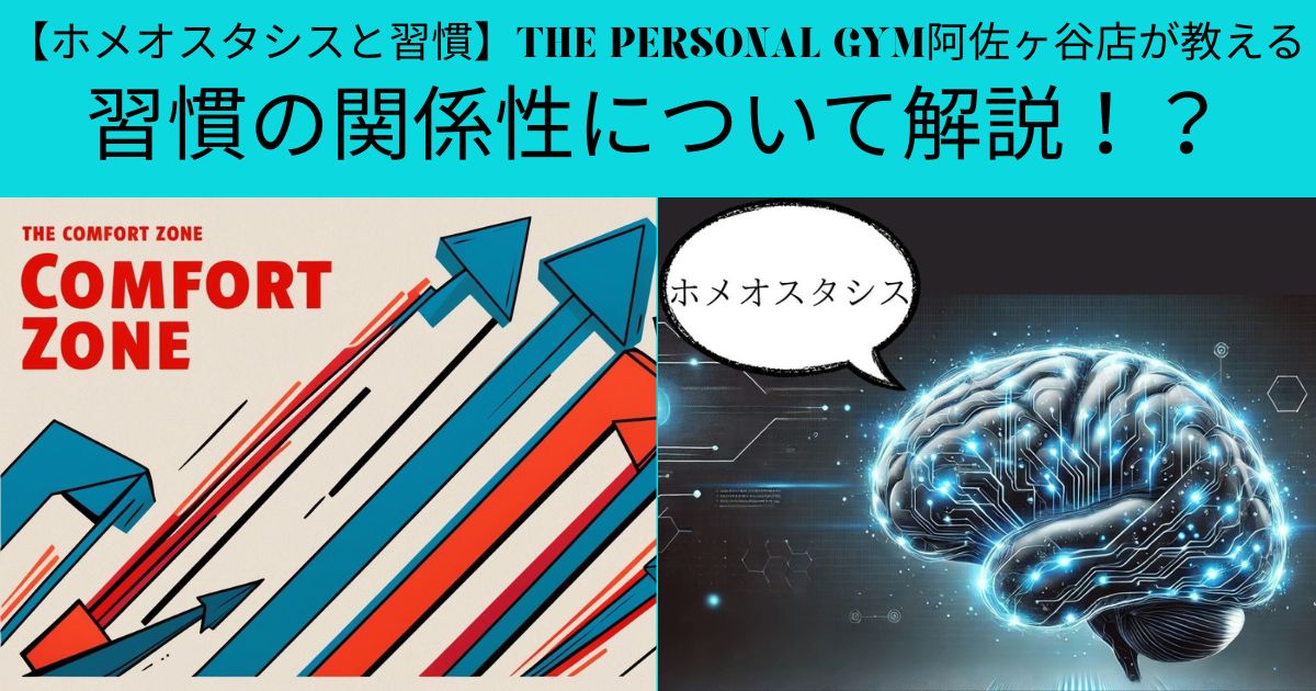【ホメオスタシスと習慣】THE PERSONAL GYM阿佐ヶ谷店が教える習慣の関係性について解説！？