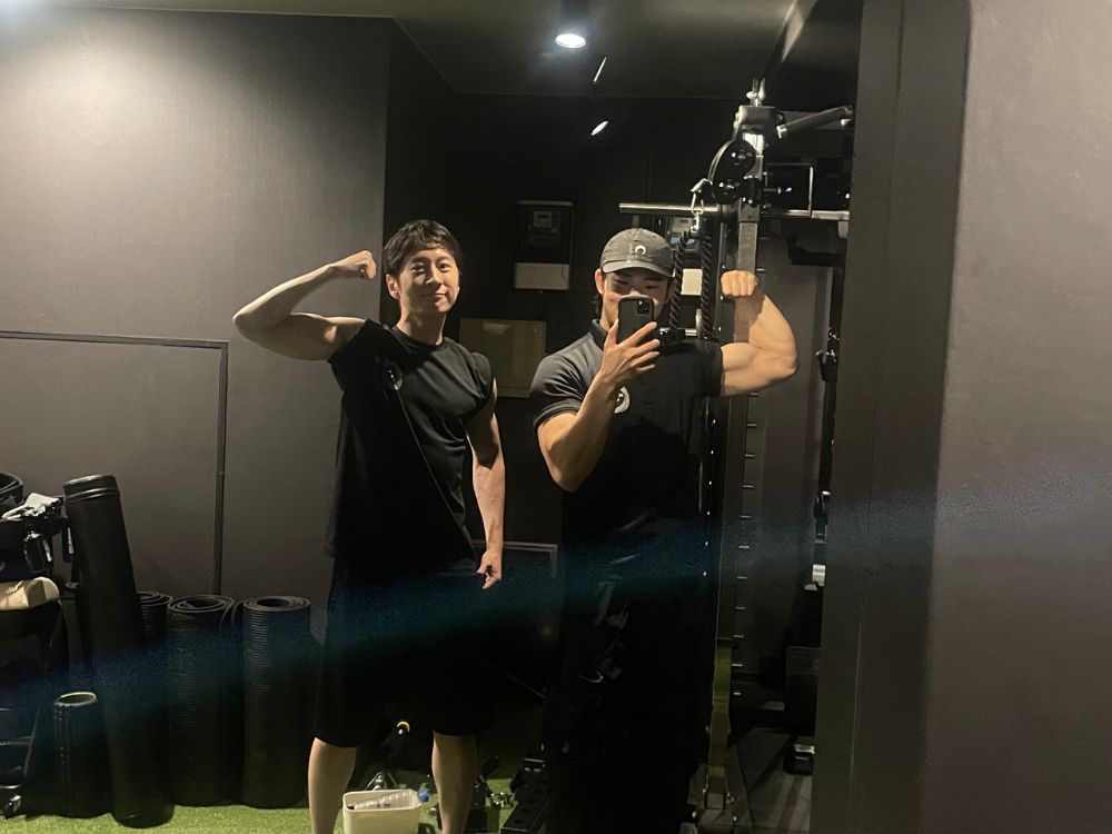 THE PERSONAL GYM(ザ パーソナルジム) 名古屋栄店長谷川とお客様