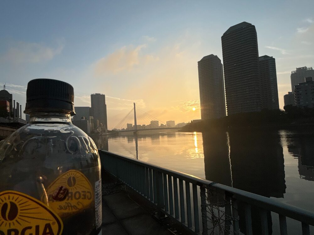 朝の散歩