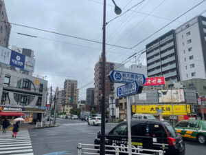 菊川の街並み