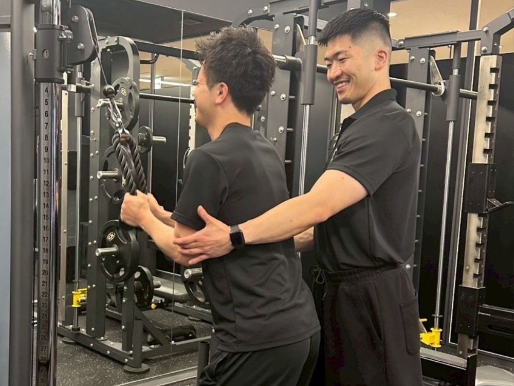 トレーニング中
