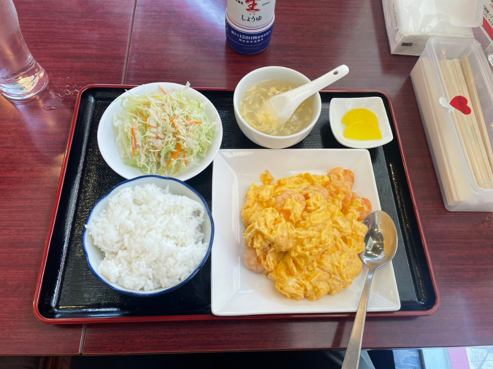 エビ玉定食の写真