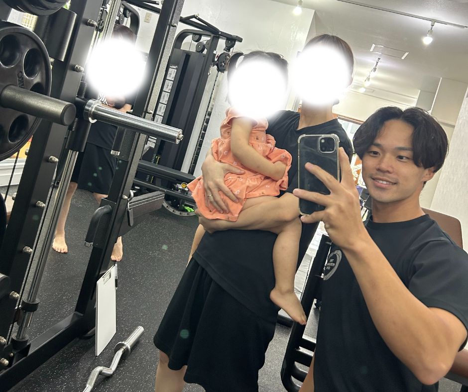 大栗トレーナーはいつも笑顔で全力で指導してくれるので良い汗もかけます！！