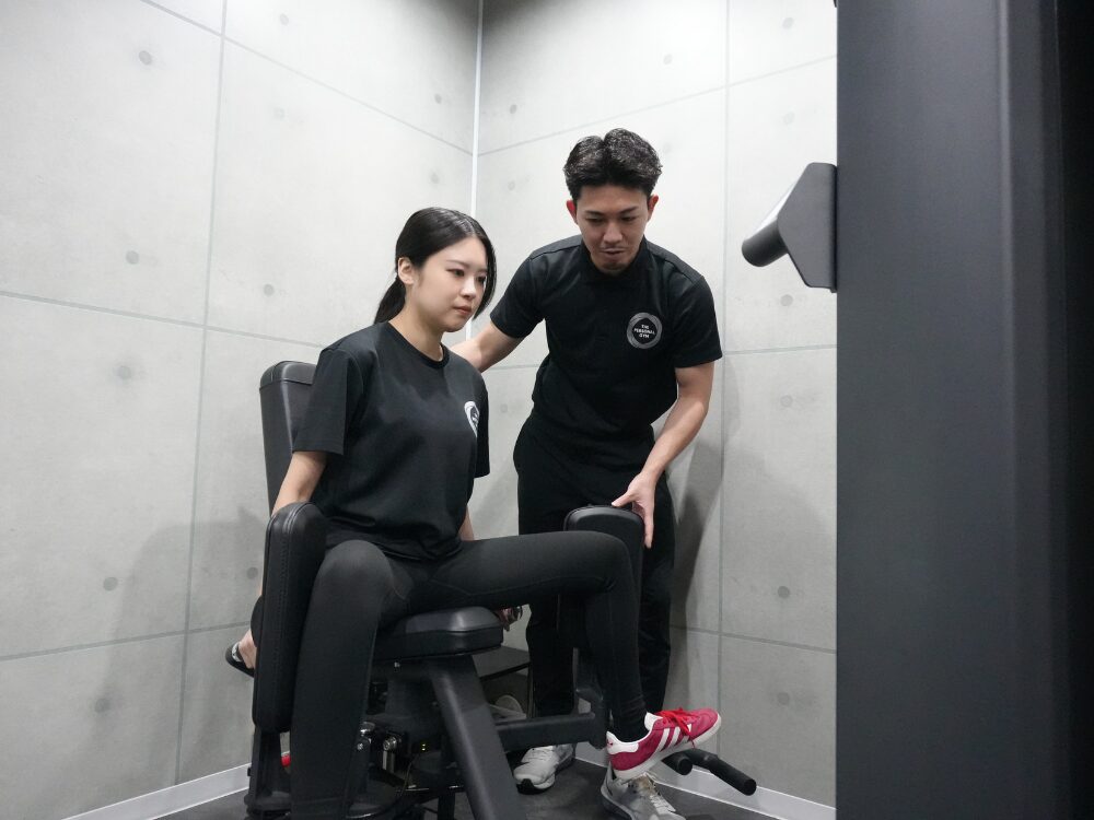 アブダクションをしている様子