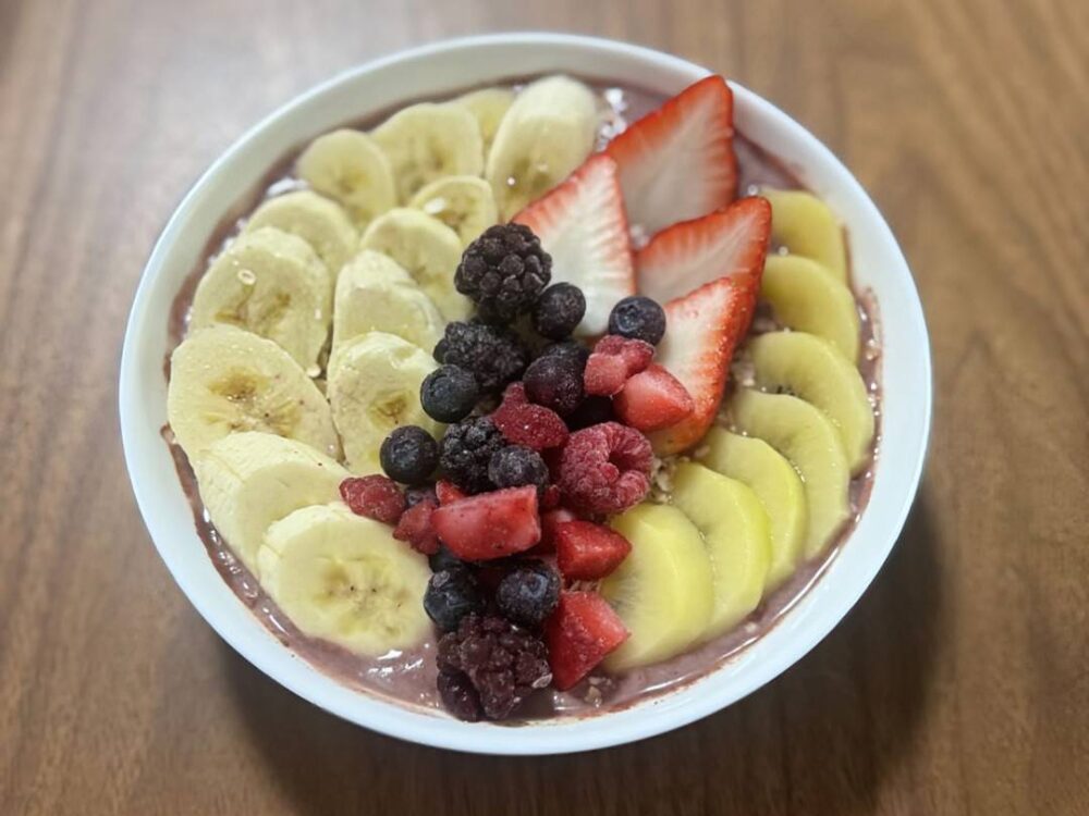 オートミールマグケーキの写真