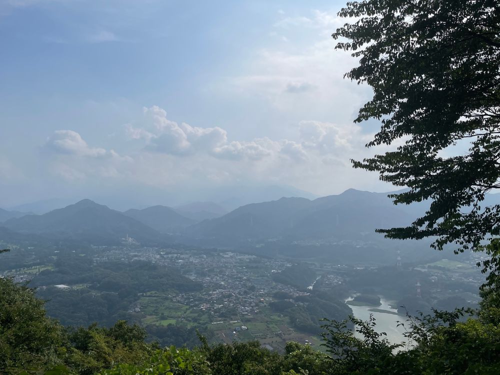 高尾山からの自然の景色