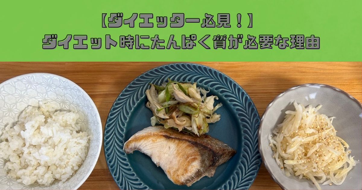 ダイエット時にたんぱく質を摂らないといけない理由｜THE PERSONAL GYM錦糸町店