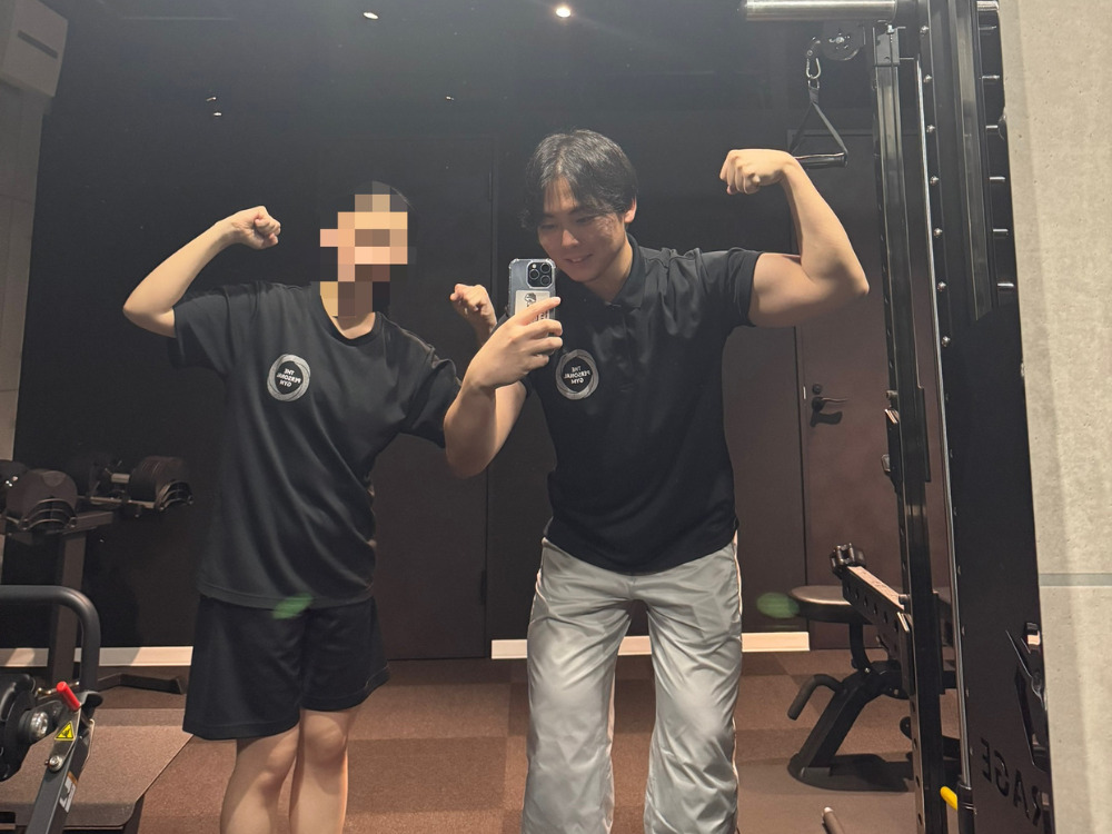 お客様との写真