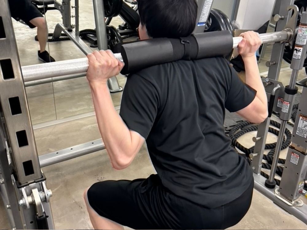 男性スクワット
