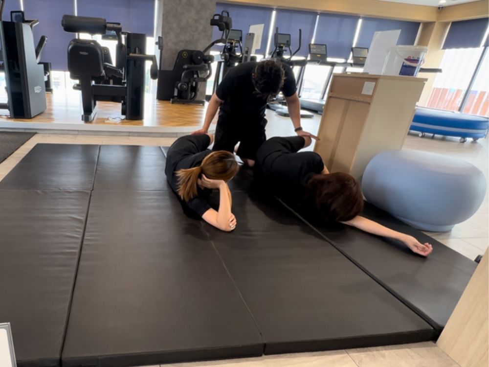 お客様とのトレーニングの様子