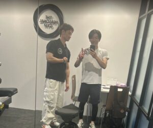 お客さんとの2ショット