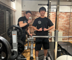 トレーナーとお客様