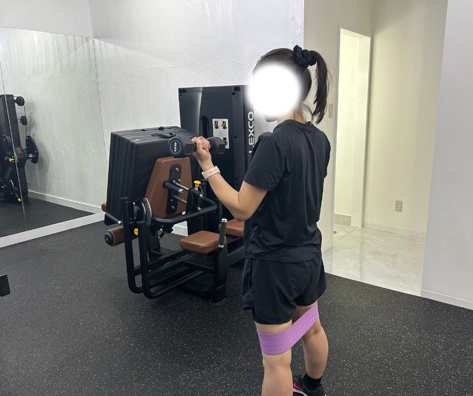大栗トレーナーが常に褒めてくれて自分の限界の先に向かうことができています💪