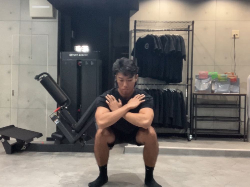 スクワット画像