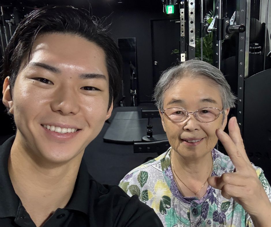 何歳からでもトレーニングができるパーソナルジムです。