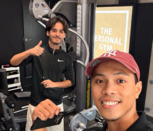 ザ パーソナルジム綾瀬店にいる男性2名