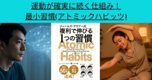 運動が確実に続く仕組み！最小習慣(アトミックハビッツ)