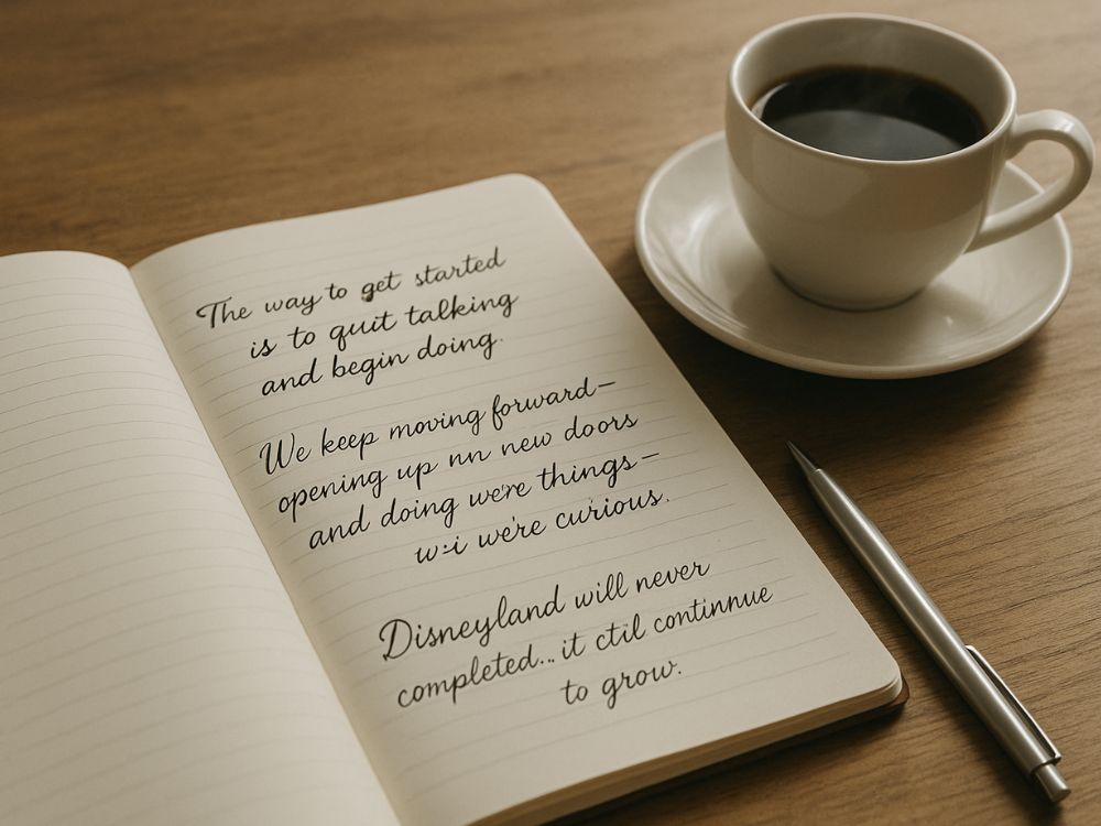 ウォルトディズニーの名言