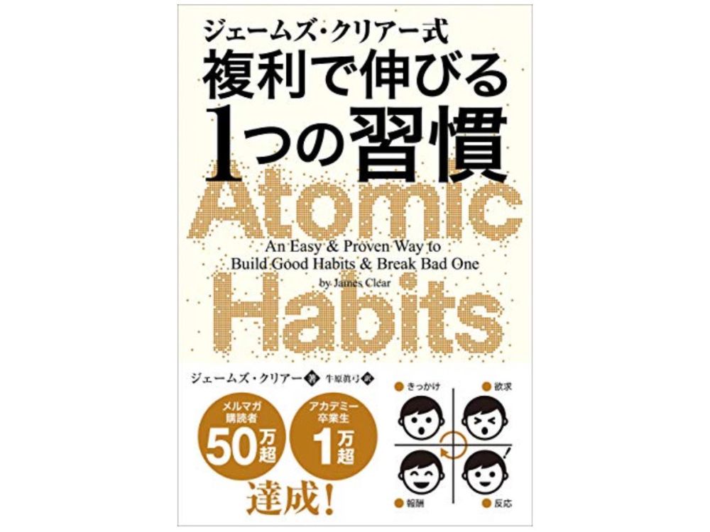 参考書籍「ジェームズクリアー式　複利で伸びる1つの習慣」