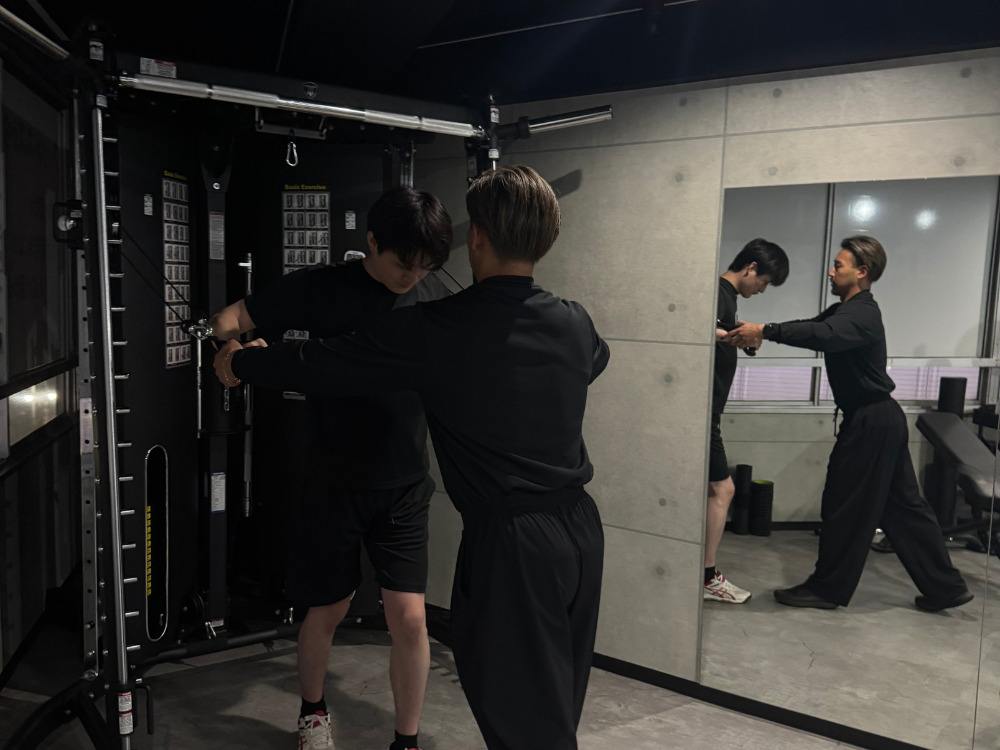 THE PERSONAL GYM（ザパーソナルジム国分寺店に通うRさんのトレーニング風景