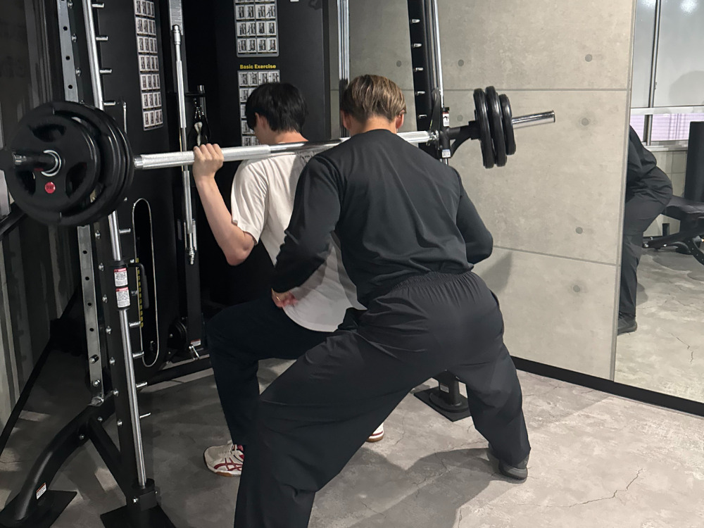 THE PERSONAL GYM（ザパーソナルジム）国分寺店会員R様のトレーニング風景2