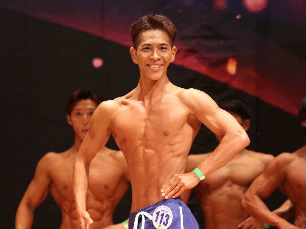 2023年メンズフィジーク出場時の写真