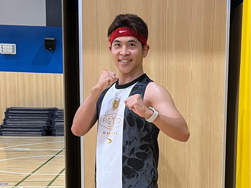 角江トレーナー インストラクター時の写真