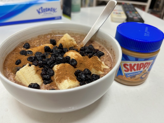 プロテインオートミールの写真