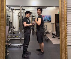 お客様との2ショット