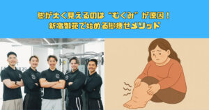 脚が太く見えるのは“むくみ”が原因！新宿御苑で始める脚痩せメソッド