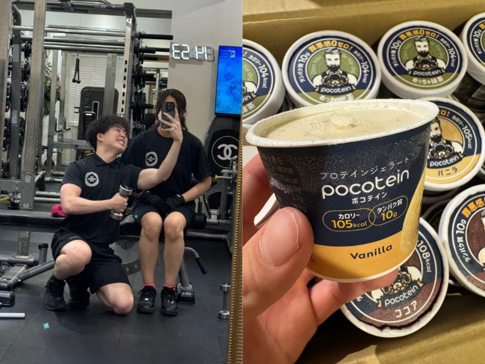 減量期に効果的なダイエット食品とトレーニング写真