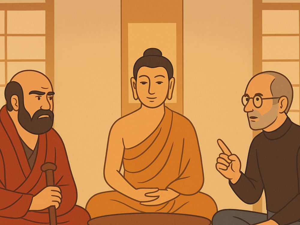 実践者三名の対談イラスト