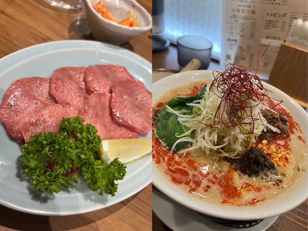 焼肉とラーメン