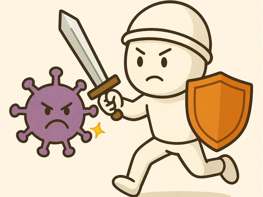 免疫と戦う白血球