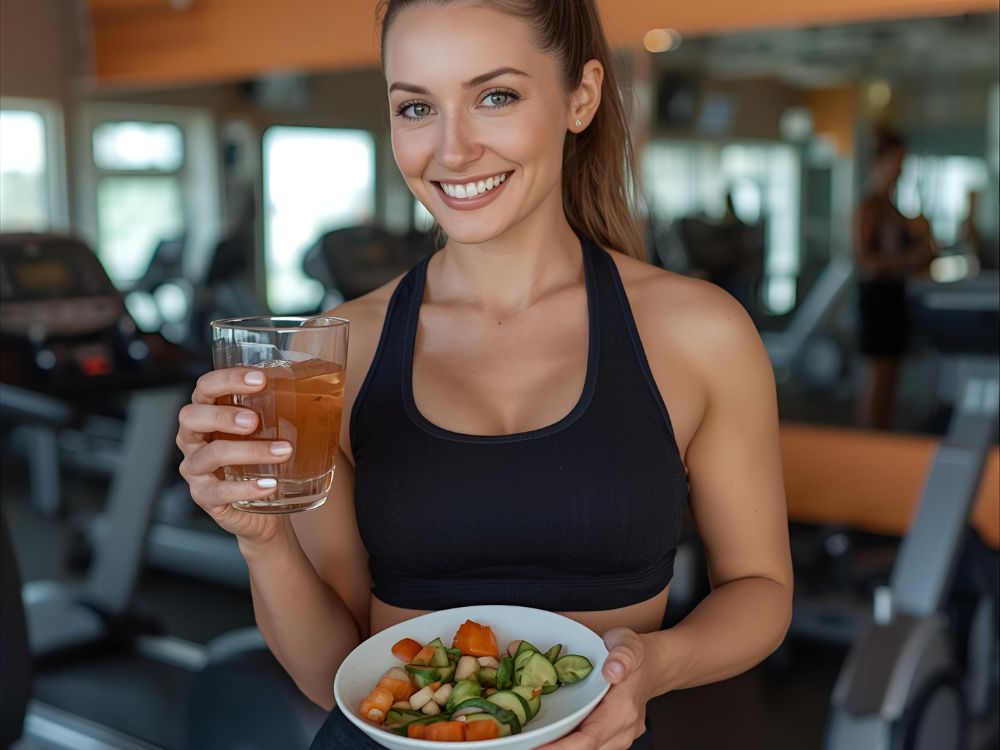 ダイエットしている女性の写真