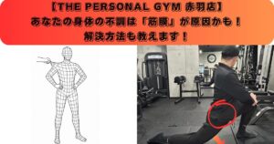 【赤羽で姿勢矯正もできるパーソナルジム】あなたの身体の不調は‘‘筋膜‘‘が原因かも！