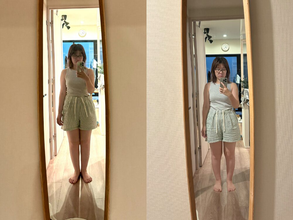 トレーニング開始から1ヶ月半(2024/8/3)|52.3kg